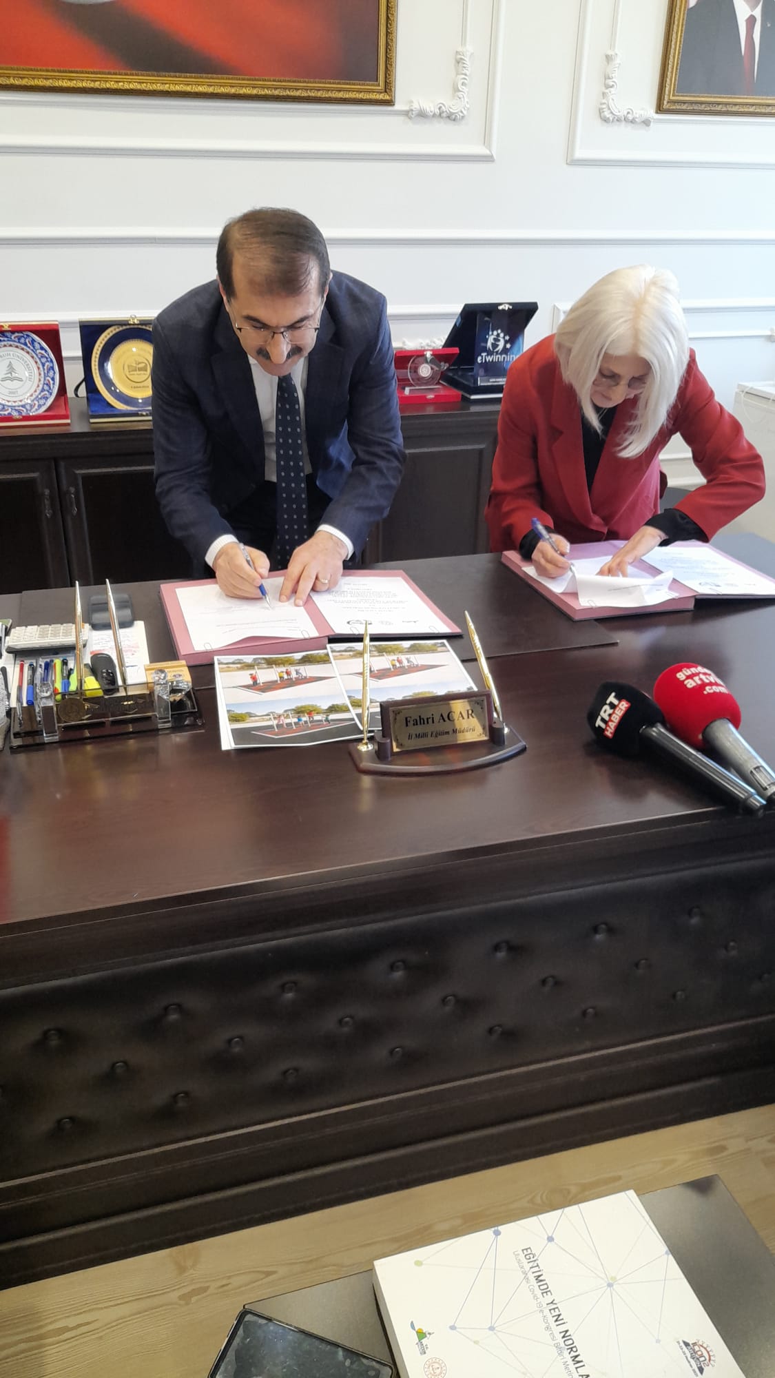 İL MİLLİ EĞİTİM MÜDÜRLÜĞÜ İLE EĞİTİM ALANINDA  İŞ BİRLİĞİ PROTOKOLU İMZALANMIŞTIR.